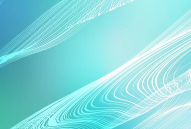 Açık yeşil vektör soyut çizimi. Görüntü tarzında tamamen yeni bir renkli çizim. Marka kitabı için zarif bir arkaplan.