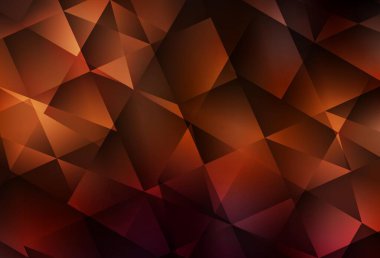 Koyu kırmızı vektör eğimli üçgen desen. Origami stilinde gradyan ile yaratıcı geometrik illüstrasyon. Broşürünüz için yepyeni bir tasarım..