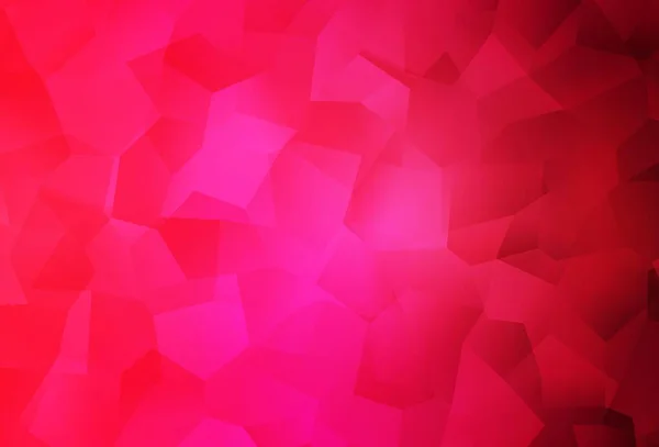 Textura Vectorial Rojo Claro Con Formas Abstractas Formas Caóticas Coloridas — Vector de stock