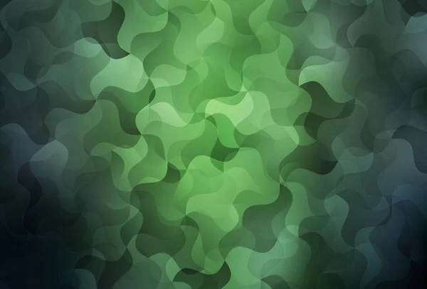 Dark Green Vektor Abstrakten Mosaikhintergrund Moderne Abstrakte Illustration Mit Dreiecken — Stockvektor