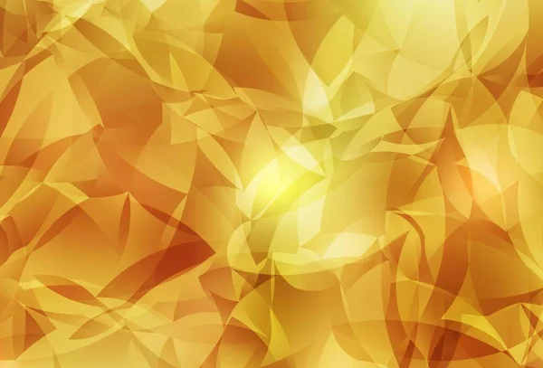Темно Жовтий Векторний Градієнтний Трикутник Елегантна Яскрава Багатокутна Ілюстрація Градієнтом — стоковий вектор