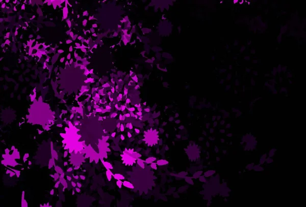 Темно Фиолетовая Векторная Текстура Различными Формами Современная Абстрактная Иллюстрация Красочными — стоковый вектор