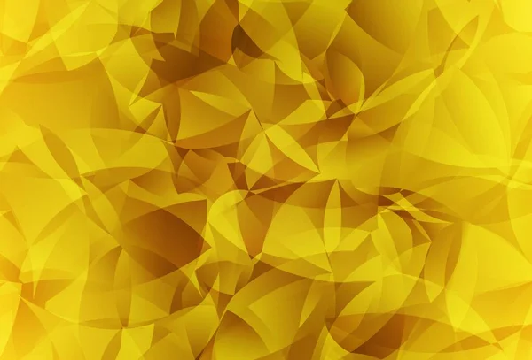 Fond Abstrait Polygone Vectoriel Jaune Foncé Échantillon Aux Formes Polygonales — Image vectorielle