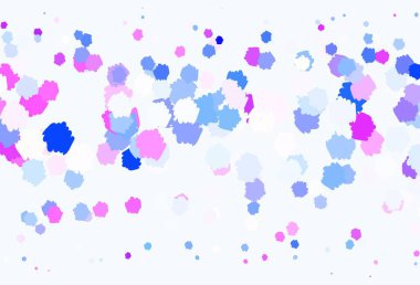 Kaotik şekilli açık mor vektör şablonu. Soyut gradyan şekilli basit renkli çizimler. Web siteniz için basit tasarım.