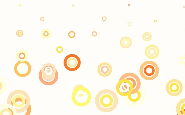 泡とライトレッドベクトルの背景 自然のスタイルで色の泡と抽象的なイラスト ポスター ウェブサイトのバナーのデザイン — ストックベクタ