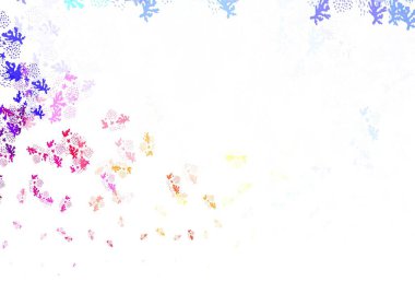 Soyut biçimlerde ışık çok renkli vektör dokusu. Soyut tarzda rengarenk gradyan şekilleri olan bir resim. Duvar kağıtları için zarif tasarım.