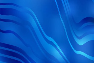 Eğri çizgileri olan hafif BLUE vektör arkaplanı. Çağdaş gradyan soyut çizgileri olan çizimler. Fikirlerin için bir örnek..