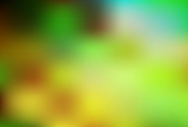 Koyu yeşil, sarı vektör parlak deseni bulanıklaştırdı. Parlak renkli bir illüstrasyon. Tasarımının yeni yolu.