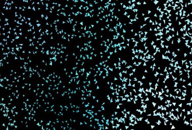 Koyu yeşil vektör düzeni çizgiler, üçgenler. Renkli üçgenlerin olduğu bir resim. Web siteniz için basit tasarım.