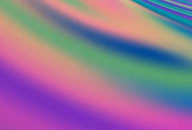 Açık yeşil, kırmızı vektör bulanık şablon. Soyut renkli gradyan çizimi. İş tasarımınız için yeni biçim.