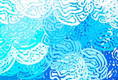 Memphis şekilli hafif MLUE vektör arkaplanı. Soyut gradyan şekilli basit renkli çizimler. Kartvizitiniz için modern tasarım.