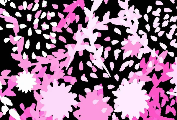 Fond Vectoriel Rose Foncé Avec Des Formes Abstraites Illustration Colorée — Image vectorielle