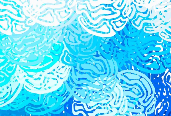 Легкий Вектор Синего Цвета Мемфисами Простая Красочная Иллюстрация Абстрактными Градиентными — стоковый вектор