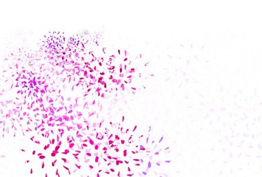 Açık pembe, yapraklı sarı vektör zarif şablon. Bulanık arkaplanda, gradyanı olan yapraklar. Web siteleri ve pankartlar için desenli desen.