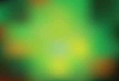 Açık yeşil, sarı vektör bulanık ve renkli desen. Eğilimli zarif, parlak bir çizim. Çalışmalarınız için akıllı tasarım.