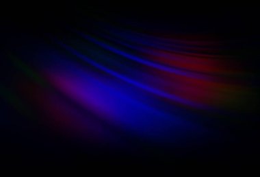 Koyu mavi, kırmızı vektör bulanık ve renkli desen. Gradyan ile modern soyut çizim. Tasarımının yeni yolu.