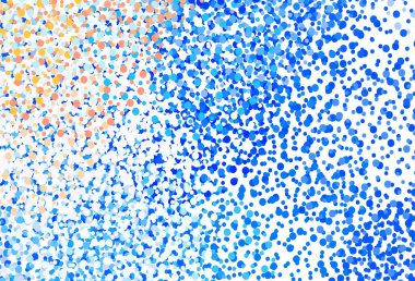 Açık mavi, daireli kırmızı vektör şablonu. Bulanık dekoratif tasarım baloncuklu soyut tarzda. İş ilanınız için tasarım.