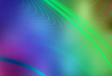 Eğimli çizgileri olan açık renkli vektör deseni. Basit çizgilerle renkli gradyan çizimi. Tasarımınız için basit şablon.