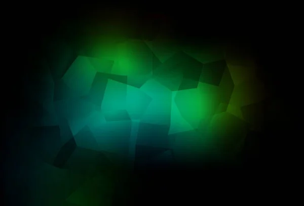 Tmavě Zelené Vektorové Pozadí Abstraktními Tvary Moderní Abstraktní Ilustrace Barevnými — Stockový vektor