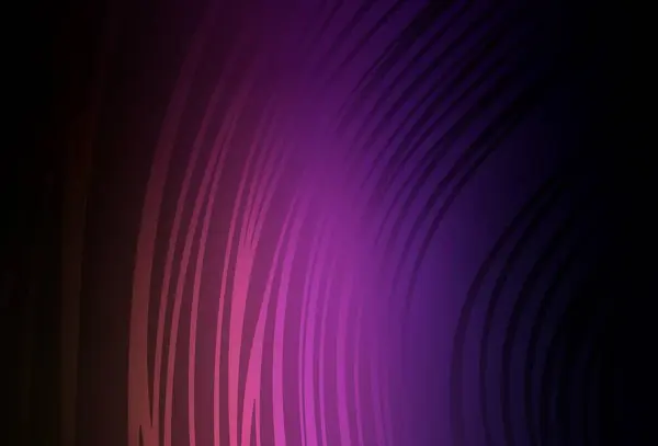 Темно Фиолетовая Розовая Векторная Текстура Изогнутыми Линиями Современная Абстрактная Градиентная — стоковый вектор