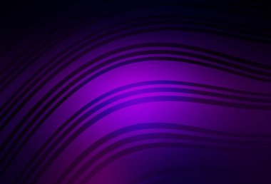 Çizgileri olan koyu mor vektör arkaplan. Alnında çizgiler olan soyut bir çizim. Markan için yeni kompozisyon.