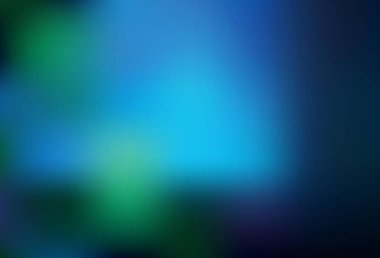 Koyu mavi vektör soyut bulanık arkaplan. Soyut renkli gradyan çizimi. İş tasarımınız için yeni biçim.