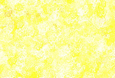 Açık yeşil, soyut şekilli sarı vektör arkaplan. Renkli rastgele şekillerle modern soyut illüstrasyon. Web siteniz için basit tasarım.