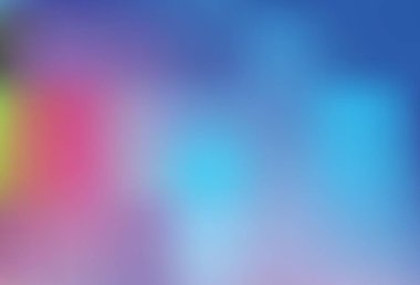 Açık mavi, kırmızı vektör renkli bulanık arkaplan. Gradyan tasarımlı, soyut, ışıltılı çizimler. Tasarımının yeni yolu.