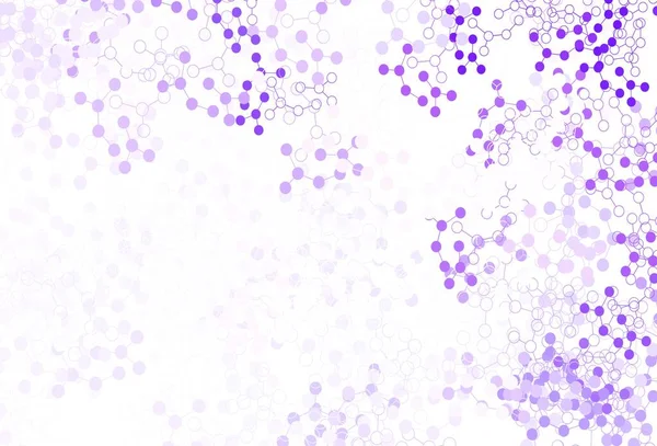 Patrón Vectorial Púrpura Claro Con Red Inteligencia Artificial Estructura Coloreada — Archivo Imágenes Vectoriales