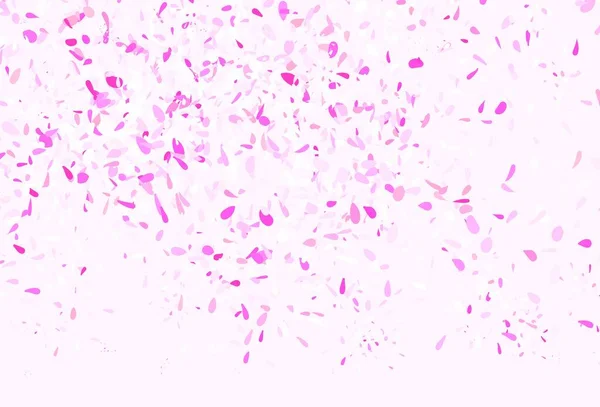 Hellviolette Rosa Vektor Elegante Tapete Mit Blättern Eine Elegante Helle — Stockvektor