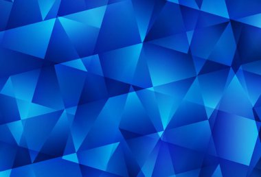 Hafif BLUE vektörü düşük polimer arkaplan. Çokgen şekilli bir örnek. Web siteniz için yeni bir doku.