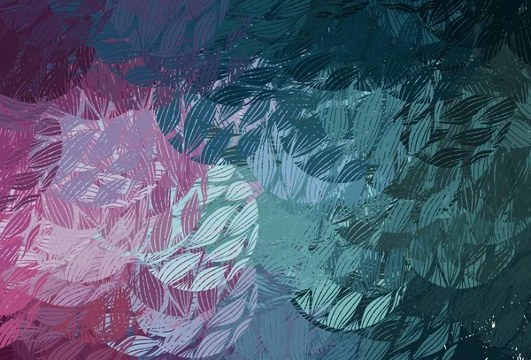 Bleu Clair Fond Vectoriel Rouge Avec Des Formes Abstraites Design — Image vectorielle
