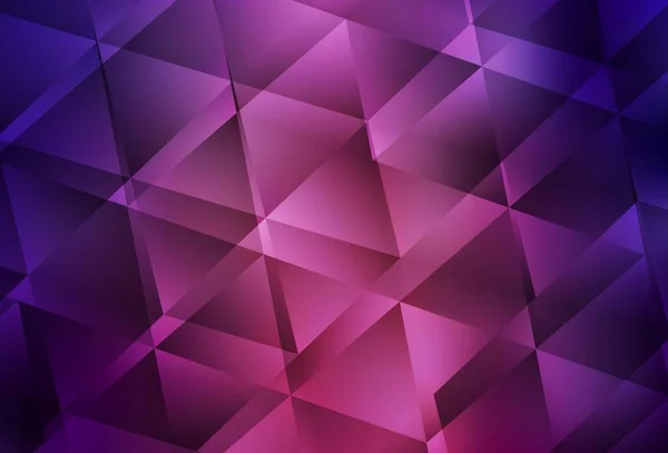 Dark Purple Vector Polygonal Background Modern Abstract Illustration Triangles Textured — Stock Vector