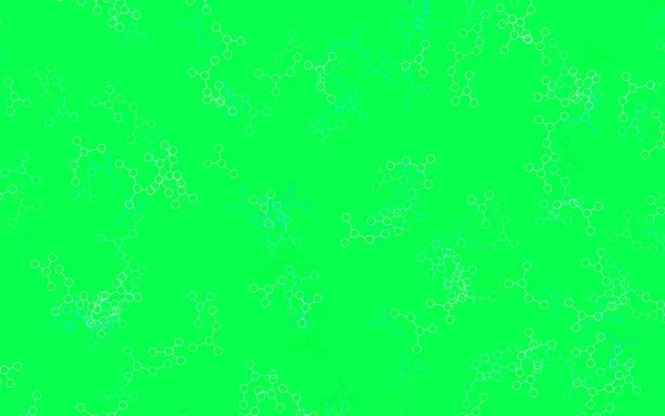Синий Зеленый Векторный Фон Формами Искусственного Интеллекта Яркая Красочная Иллюстрация — стоковый вектор
