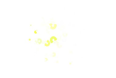 Açık yeşil, sarı vektör arkaplan, gökkuşağı, bulutlar. İzole edilmiş gökkuşağı işaretleri. Eğlence tasarımları için çizim.