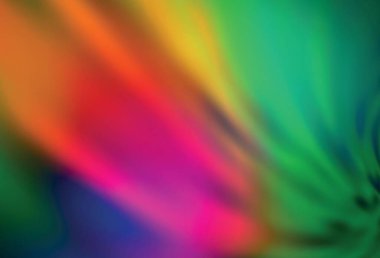 Koyu renk vektörü parlak deseni bulanıklaştırdı. Görüntü stili ve gradyanı olan yeni renkli çizimler. Web siteniz için bulanık tasarım.