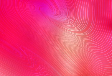 Açık Kırmızı, sarı çizgili sarı vektör arkaplan. Eğimli çizgileri olan zarif parlak bir illüstrasyon. Cep telefonu ekranları için arkaplan.