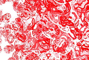 Kaotik şekilli açık kırmızı vektör şablonu. Modern tarzda değişen renkli kaotik formlar. Web siteniz için basit tasarım.