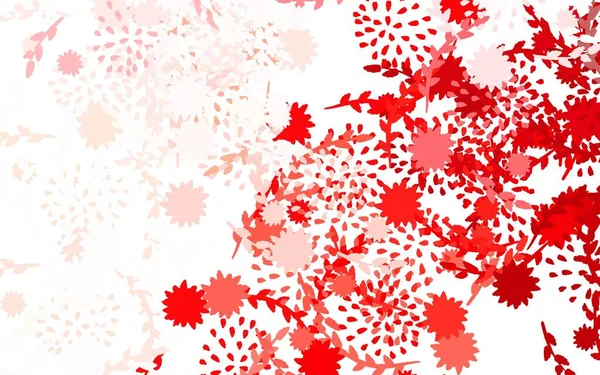 Jasnozielony Czerwony Wektor Abstrakcyjne Tło Kwiatami Różami Kwiaty Gradientem Białym — Wektor stockowy