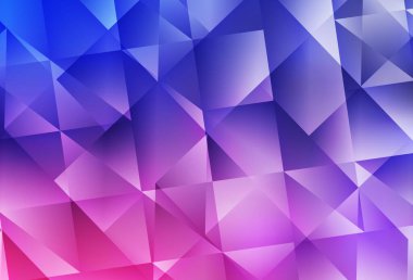 Açık Mor, Pembe vektör düşük polimer arkaplan. Yarım ton şeklinde, üçgenli yaratıcı illüstrasyon. Marka kitabınız için yeni şablon.