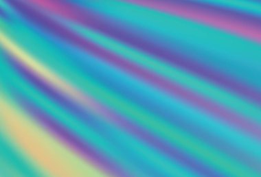 Açık mavi, sarı vektör soyut bulanık düzen. Soyut ve gradyan renkte renkli çizimler. Marka kitabınız için yeni biçim tasarımı.