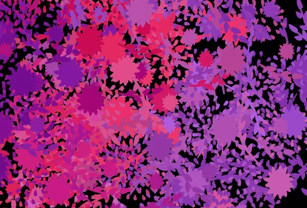 Dark Purple Fondo Vectorial Rosa Con Formas Abstractas Ilustración Colorida — Vector de stock