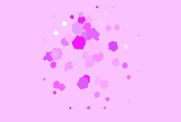 メンフィスの形をした薄紫のベクトル背景 カラフルなランダムなフォームを持つ現代抽象的なイラスト 名刺のモダンなデザイン — ストックベクタ