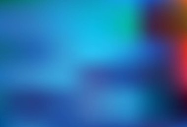 Açık mavi, kırmızı vektör bulanık ve renkli desen. Renkli soyut çizimler ve gradyan. Çalışmalarınız için akıllı tasarım.