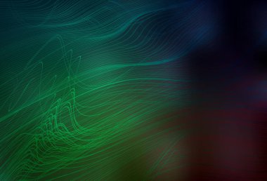 Koyu yeşil vektör bulanık ve renkli desen. Görüntü tarzında tamamen yeni bir renkli çizim. Web siteniz için bulanık tasarım.