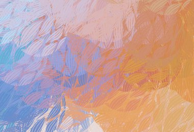 Açık mavi, Memphis şekilli sarı vektör arkaplan. Renkli rastgele şekillerle modern soyut illüstrasyon. İşiniz için en iyi akıllı tasarım.