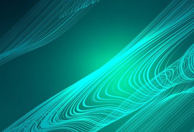 Açık yeşil vektör modern zarif düzen. Gradyan ile modern soyut çizim. Marka kitabınız için yeni biçim tasarımı.