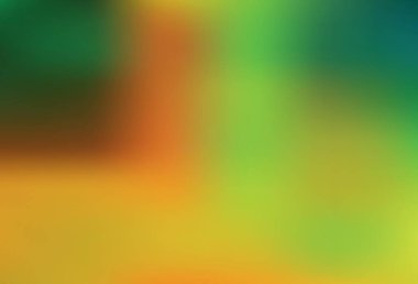 Açık yeşil, sarı vektör ışıltılı soyut düzen. Görüntü stili ve gradyanı olan yeni renkli çizimler. İşiniz için yeni tasarım.