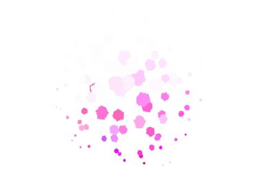 Açık pembe, soyut şekilli kırmızı vektör dokusu. Soyut tarzda rengarenk gradyan şekilleri olan bir resim. Duvar kağıtları için zarif tasarım.