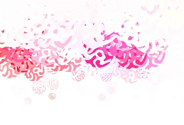 Textura Vectorial Rosa Claro Con Formas Abstractas Ilustración Abstracta Moderna — Vector de stock